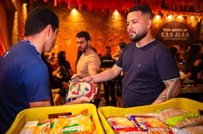 Alimentos arrecadados no São João Massayó serão destinados ao Sesc Mesa Brasil