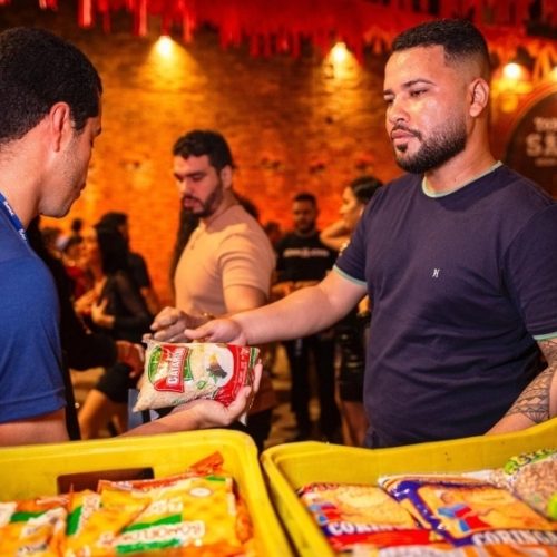Alimentos arrecadados no São João Massayó serão destinados ao Sesc Mesa Brasil