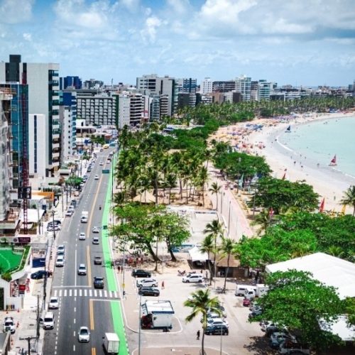 Crescimento da malha cicloviária transforma orla marítima de Maceió e outros pontos da cidade