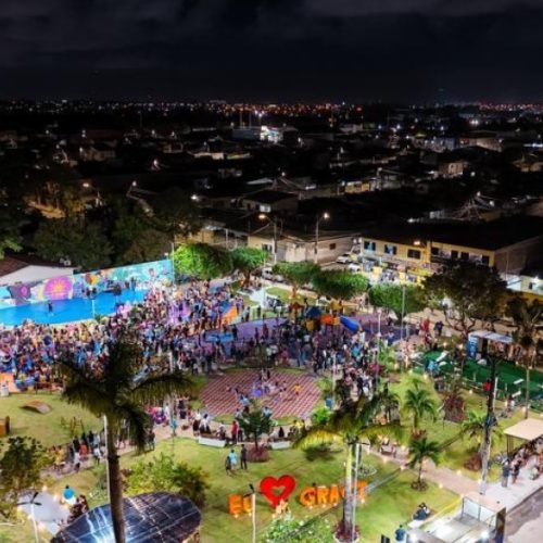 JHC entrega praça no Graciliano Ramos e garante mais espaços de lazer na parte alta de Maceió