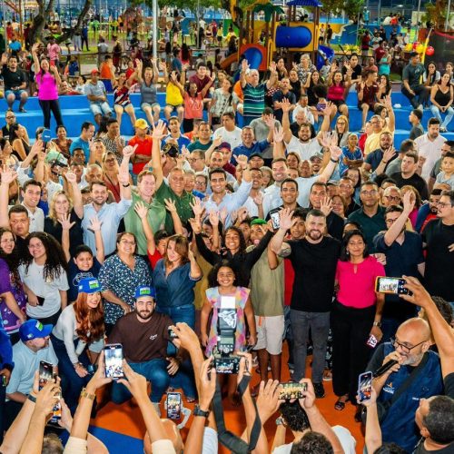 JHC inaugura Parque Osman Loureiro e promove transformação social no Clima Bom