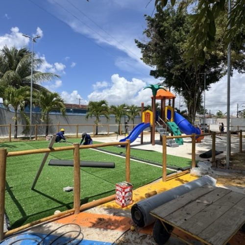 Obras de nova Praça do Conjunto Inocoop entram na fase final