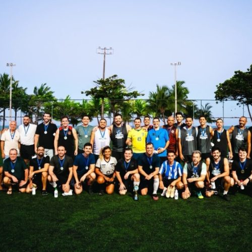 Seminfra e Iplam realizam jogo de futebol em homenagem ao Dia dos Pais na Areninha Pajuçara