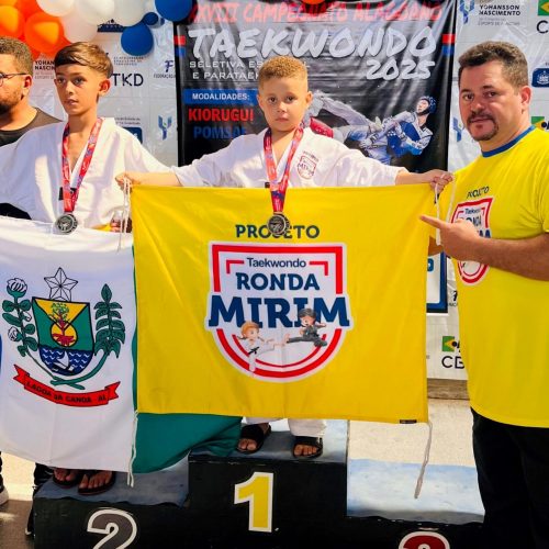 Atletas do Ronda Mirim conquistam medalhas no Campeonato Alagoano de Taekwondo 2025