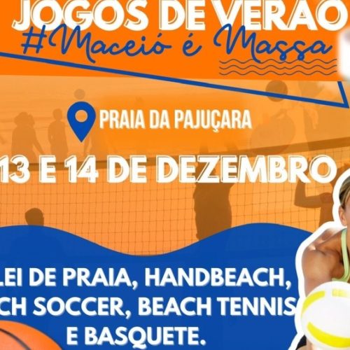 Jogos de verão começam neste final de semana na Pajuçara